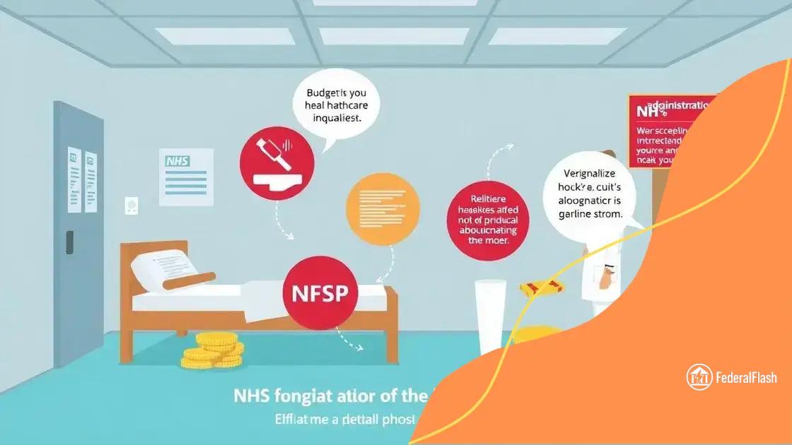 Challenges faced in NHS funding allocation