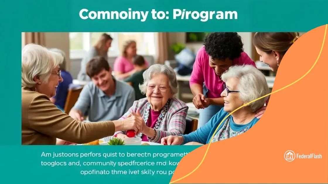 The role of community programs